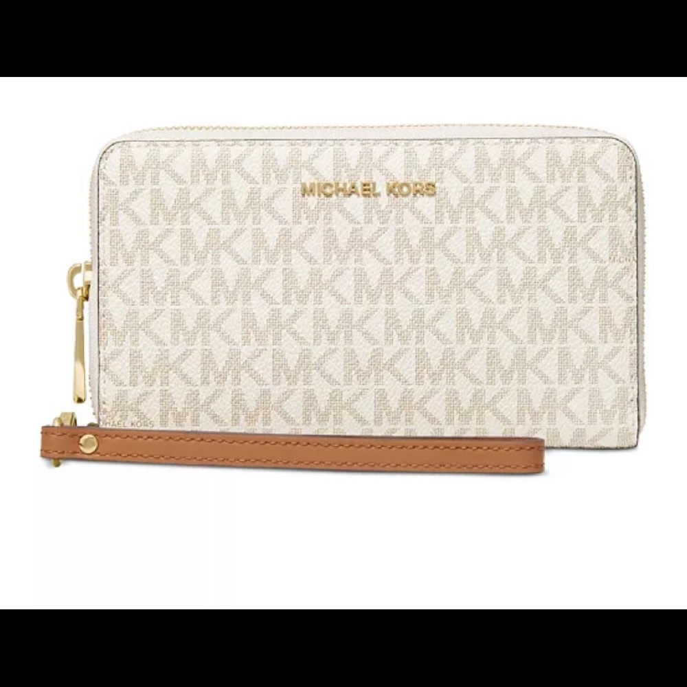 MICHAEL MICHAEL KORS
Signature Jet Set Flat Multifunction Phone Case